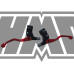 Manete M84 completa / vermelho / embraiagem e travão / PAR ( SACHS TC / MACAL JUNIOR ) - LUSITO
